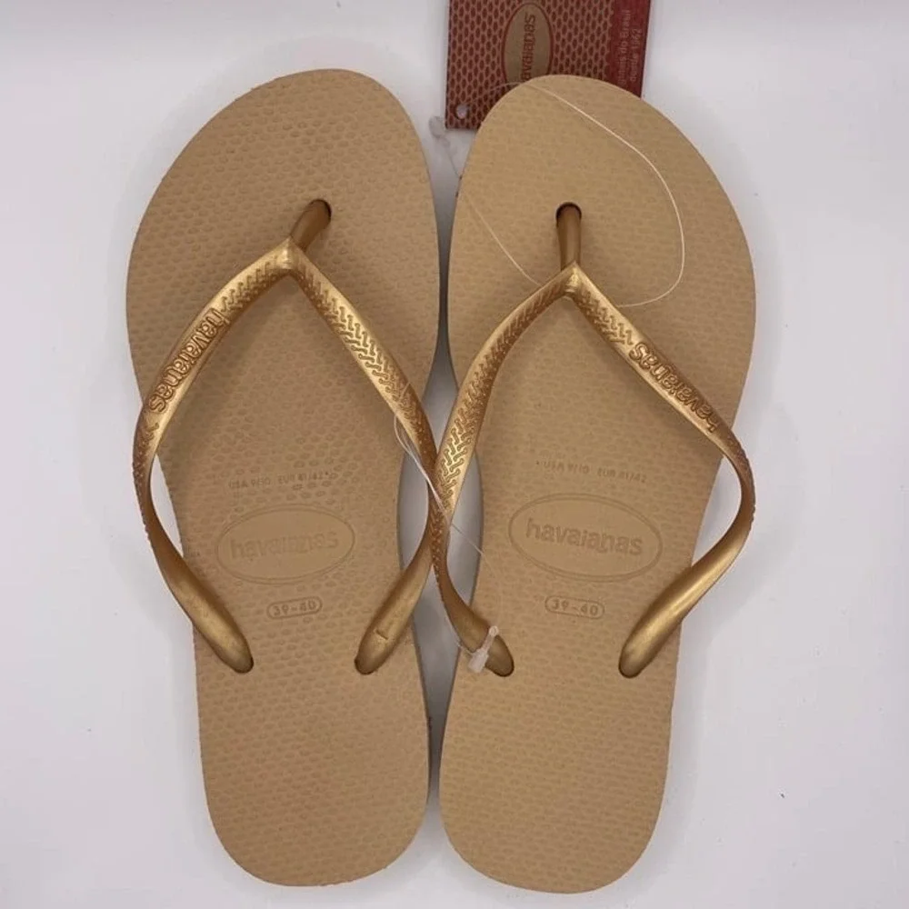 ONLY PAIR! W's 9/10 | Havaianas Slim Flatform flip flops sandals | SLIM0020